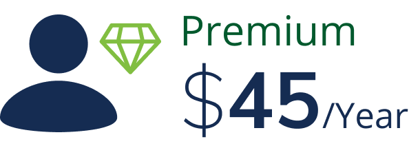 Premium $45/year